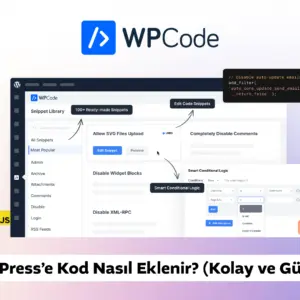 WordPresse Kod Nasil Eklenir Kolay Ve Guvenli TR